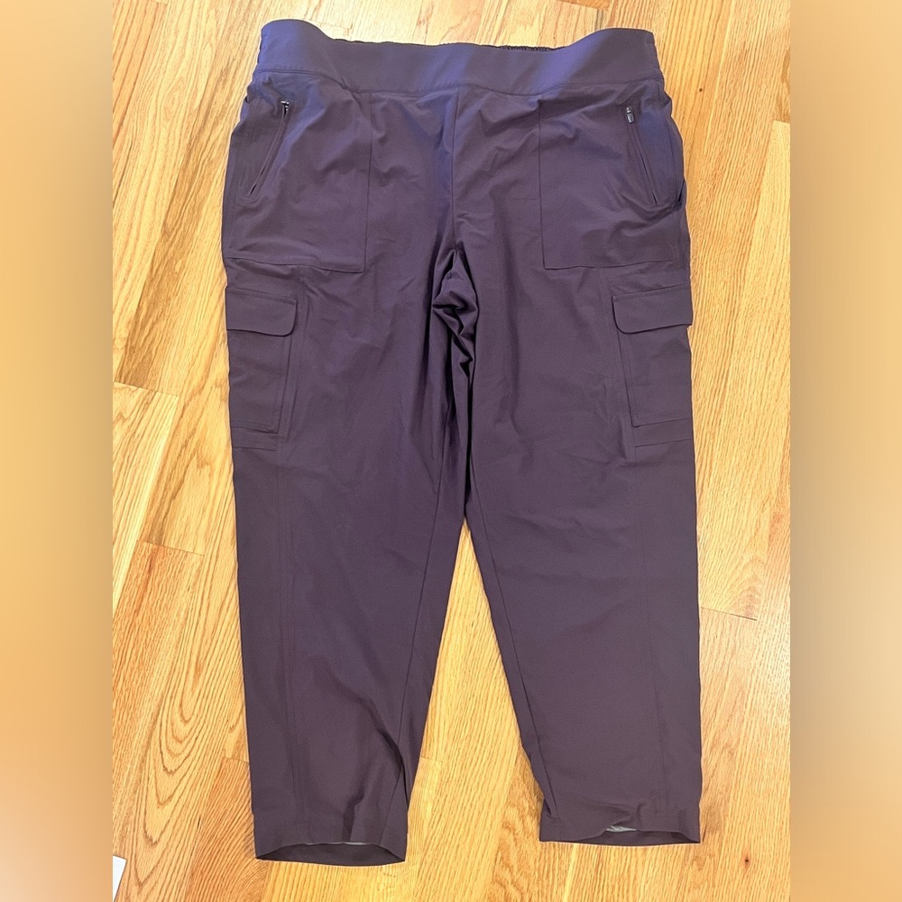 Athleta Women’s Mid Rise Ankle Pant Plum‎ size 22